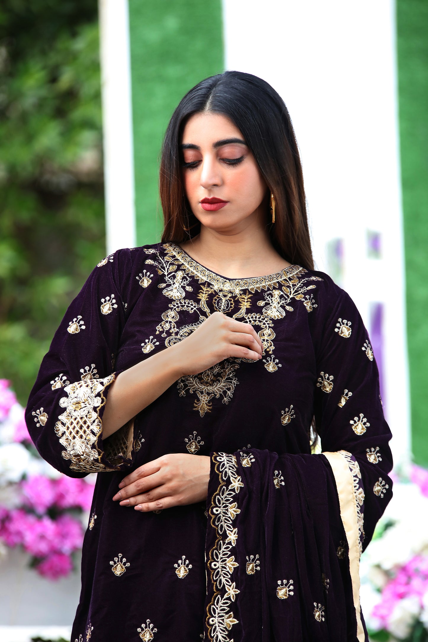 Nasreen - 3PC Velvet