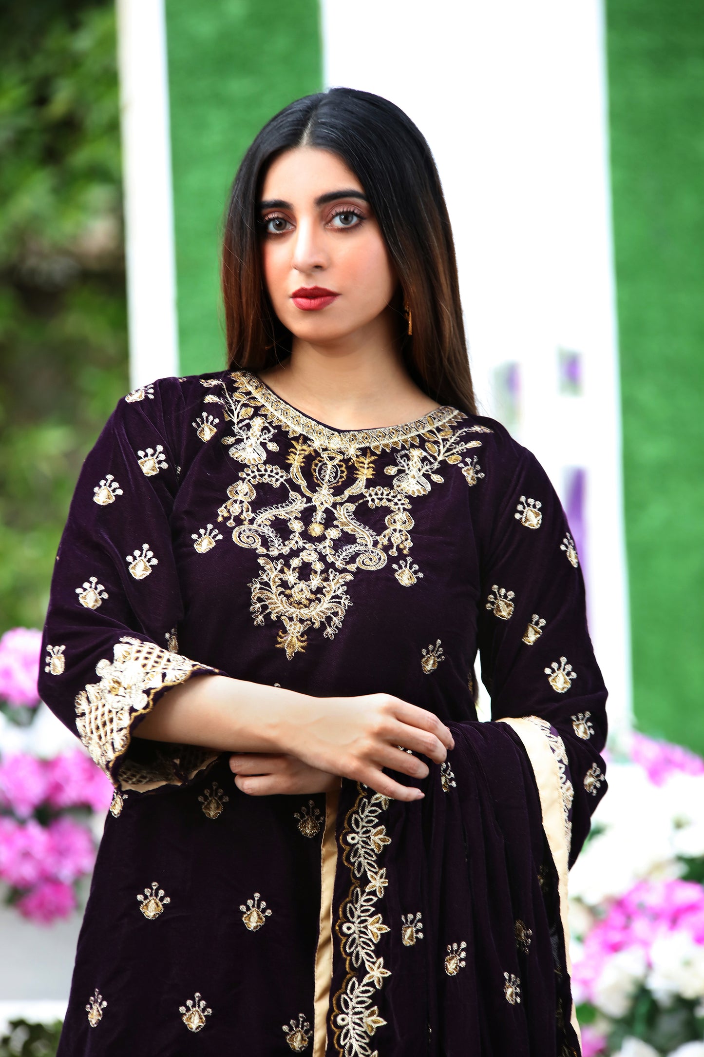 Nasreen - 3PC Velvet